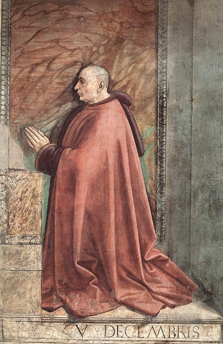 Portrait Of The Donor Francesco Sassetti Renaissance Florence Domenico Ghirlandaio Oil Paintings
